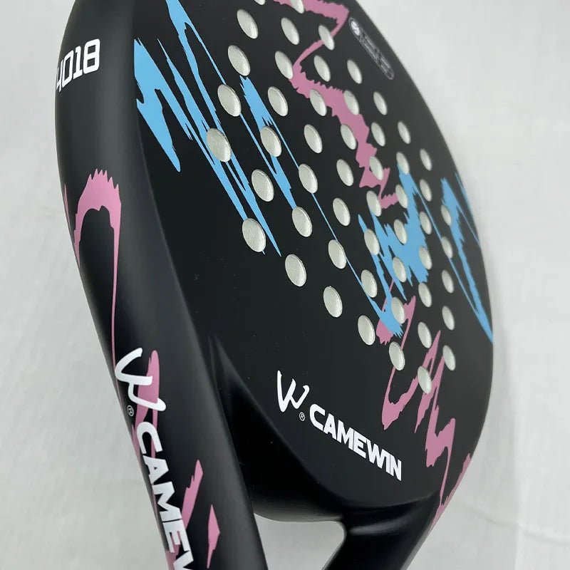 Camewin Round Carbon Fiber Padel Racket - Intermediate