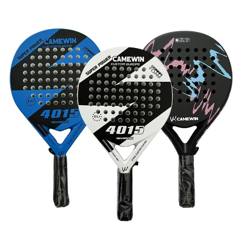 Camewin Round Carbon Fiber Padel Racket - Intermediate