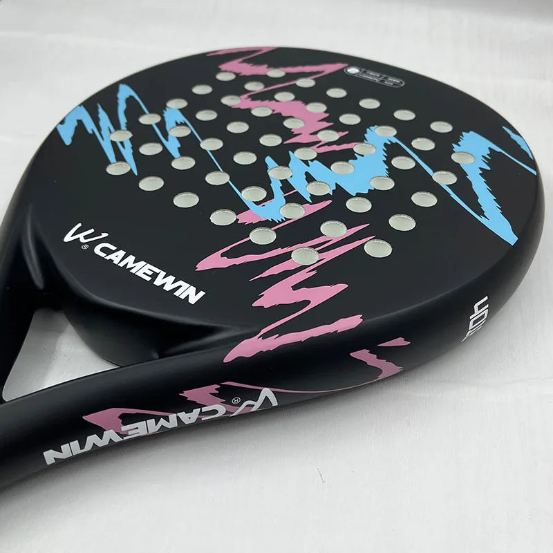 Camewin Round Carbon Fiber Padel Racket - Intermediate