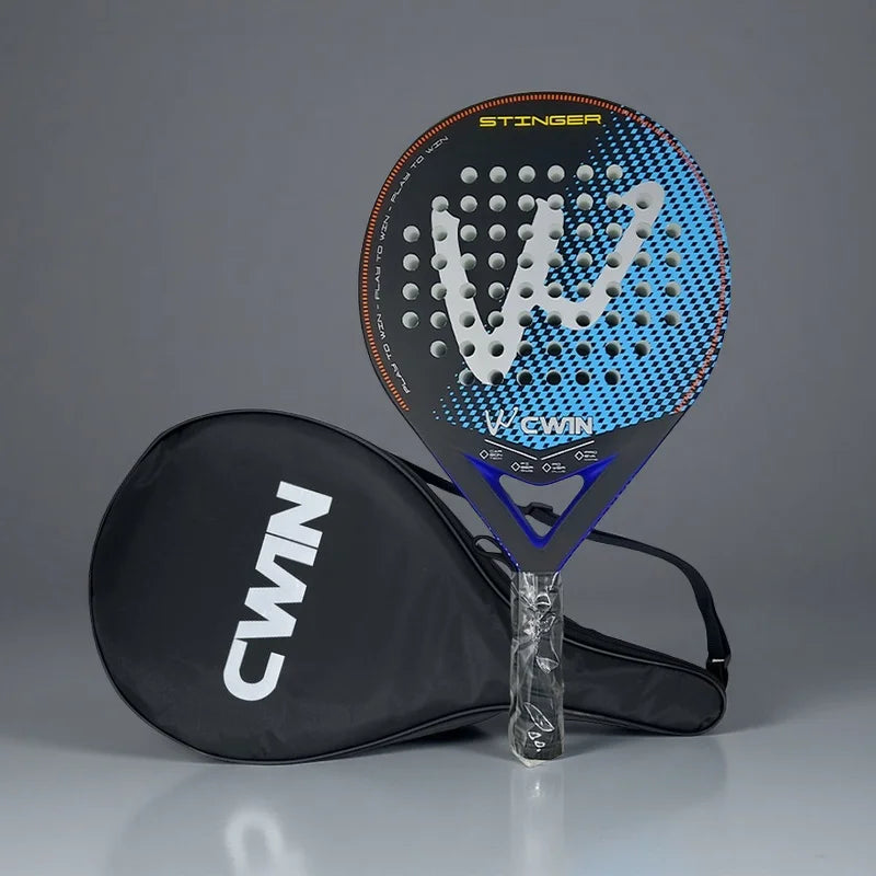 Camewin Stinger Round Padel Racket – 360g with Carry Bag